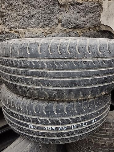 i vtec: Шины 195 / 65 / R 14, Лето, Б/у, Пара, Легковые, Hankook — 1