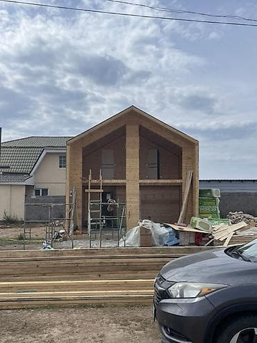 сколько стоит а фрейм дом: Каркасно-деревянный дом в современном стиле A-Frame с панорамным — 1