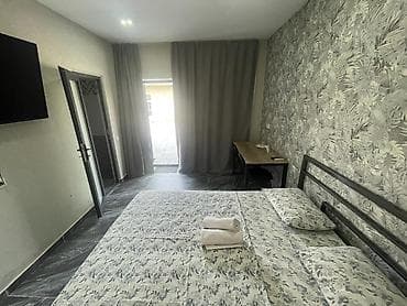 Бөлмөлөр: 1 бөлмө, Душ кабинасы, Жаздык, жууркан-төшөк каптары, Кондиционер — 1