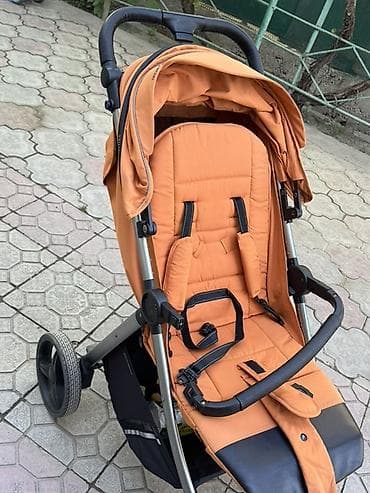 Коляска сатылат 🧡 Жакшы сапаттагы, таза б/у коляска сатылат. 1 жылга — 4