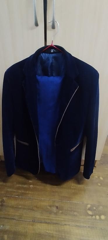 спортивный костюм м: Пиджак замшевый — 1