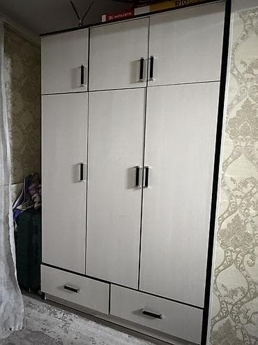 Шифоньерлер, кийидер үчүн шкафтар, Колдонулган, Түз, ЛДСП — 1