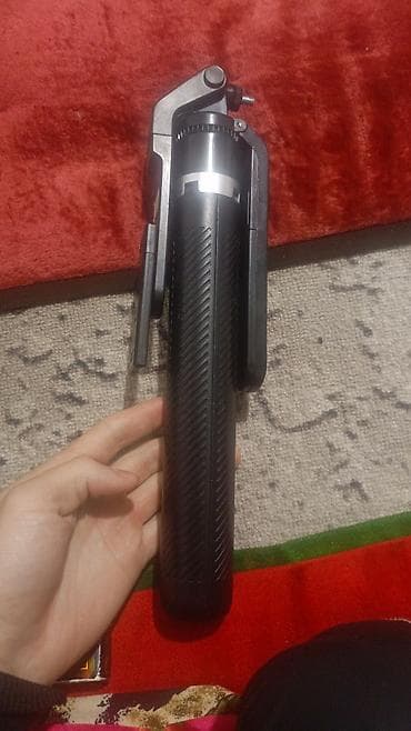 стабилизатор для смартфона: Кольцевая LED‑лампа с телескопическим штативом и держателем для — 2