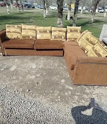 Диваны: Угловой диван, C подушками — 2