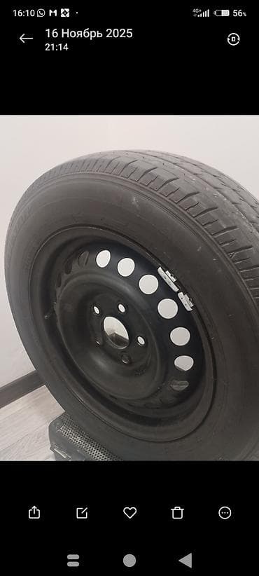 9 5j: Колеса в сборе 195 / 65 / R 15, Запаска, Железные — 2