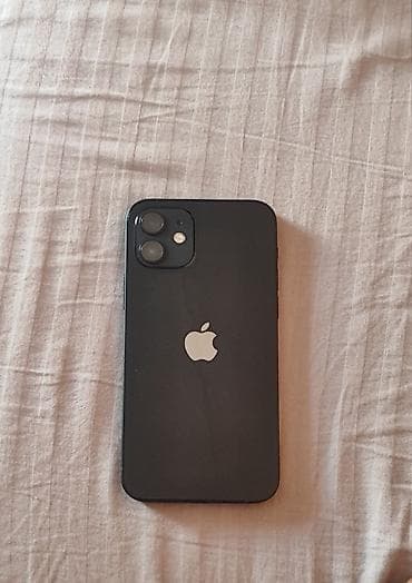 IPhone 12, Б/у, 128 ГБ, Черный, Чехол, Коробка, Зарядное устройство, 89 % — 1