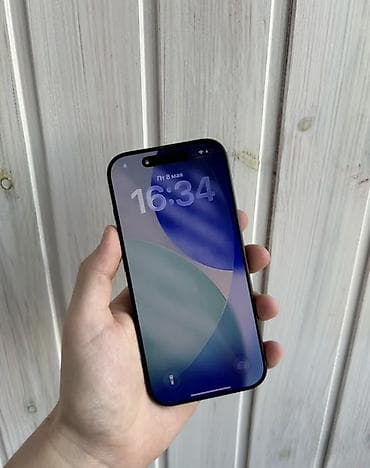 iphone 11: IPhone 16 Pro, Б/у, 128 ГБ, Black Titanium, Коробка, 90 % — 1
