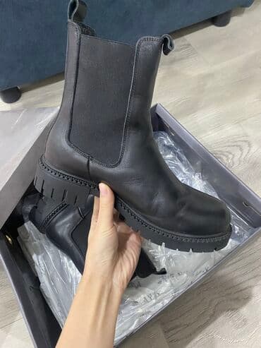 сапоги из натурального меха и кожи: Челси Турецкий натуральный мех, натуральная кожа 100% — 1