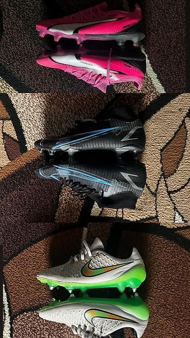 подросковые обувь: Футбольные бутсы (набор из 3 пар) 1) Puma Ultra- Размер 40,5 почти — 1