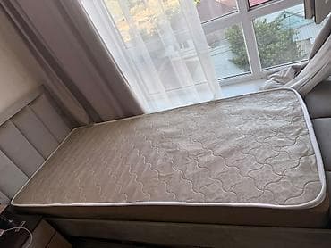 Продаеться односпальная кровать с мягким изголовьем + матрас. в — 4
