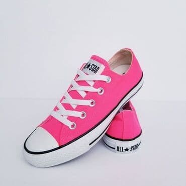 converse all star: Кроссовки, 37, Converse, Б/у, цвет - Розовый, Самовывоз — 1
