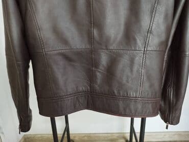 Атайын кийим: Продаю б/у Кожаную куртку (Италия) оригинал покупал в Москве магазин — 4