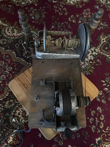 куплю катушки: Электроприводная прялка/моталка для нити на деревянном основании — 3