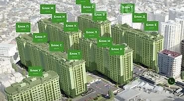 1 комната, 40 м², Джал мкр (в т.ч. Верхний, Нижний, Средний) Элитка, 8 этаж, ПСО (под самоотделку) — 3