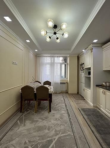 Батирлер: 2 бөлмө, 75 м², БГУ Элитка, 4 кабат, Евро оңдоо — 8