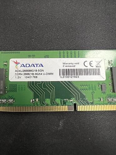 bloody a90: Оперативная память, ADATA, 8 ГБ, DDR4, 2666 МГц, Для ПК — 1