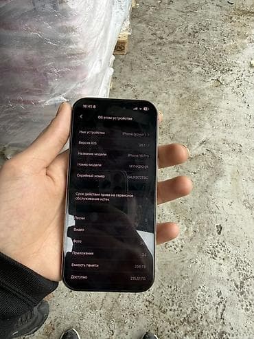 айфон 15 мини: IPhone 16 Pro, Б/у, 256 ГБ, Desert Titanium, Зарядное устройство, Защитное стекло, Чехол — 7