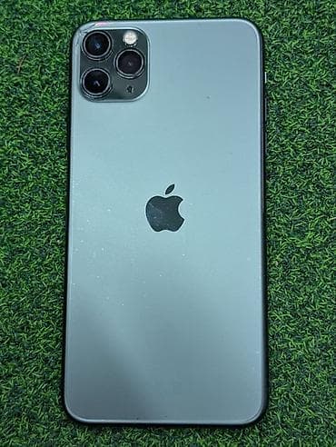 йфон 11: IPhone 11 Pro Max, Б/у, 512 ГБ, Matte Midnight Green, 74 % — 2