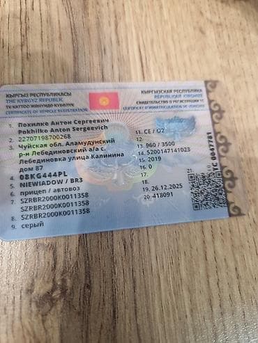 рессор на прицеп: Прицеп, Special trailer, Автовоз, 5 т, Новый — 6