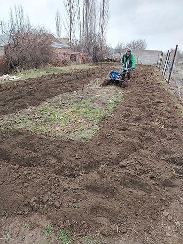 Транспорт ижарасы: Услуги по обработке огородов мотоблоком/культиватором. Что делаем: - — 2