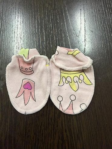 трикотаж: Антицарапки для новорождённых (царапки-варежки без пальчиков) Оптом — 6