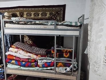 детские манеж б у: Двухъярусная кровать из металла и ЛДСП Матрасы в подарок - Прочная — 3
