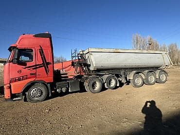 прицеп автовозный: Тягач, Volvo, 2003 г., Самосвал — 1