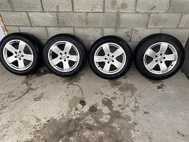 шины лето 16: Колеса в сборе R 16, Б/у, Комплект, Легковые, Литые, отверстий - 5 — 5
