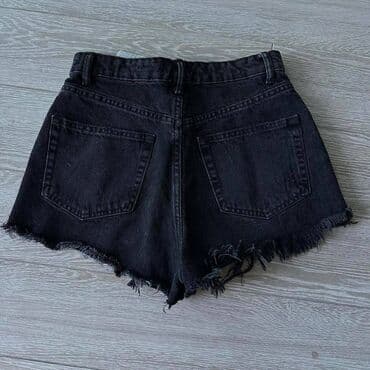 рваные: Шорты, Стандартные, Джинс, Лето, S, XS — 3
