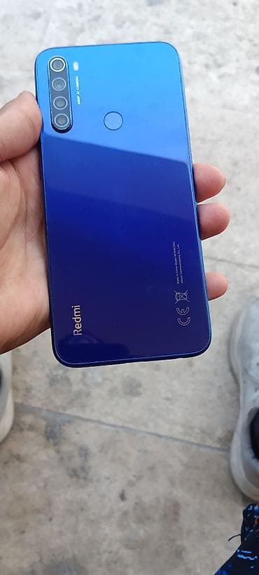 Redmi, Redmi Note 8T, Б/у, 64 ГБ, цвет - Синий, 2 SIM