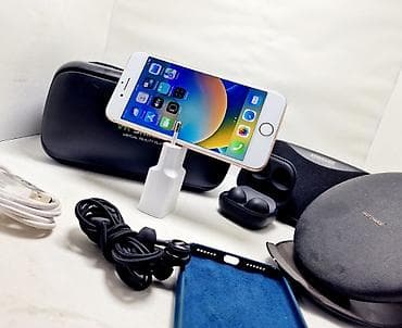 ok google: IPhone 8, Б/у, 64 ГБ, Золотой, Зарядное устройство, 100 % — 3