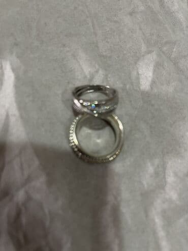 Кольцо, Коктейльное, Проба 925, Женские, Топаз, Циркон, Новый