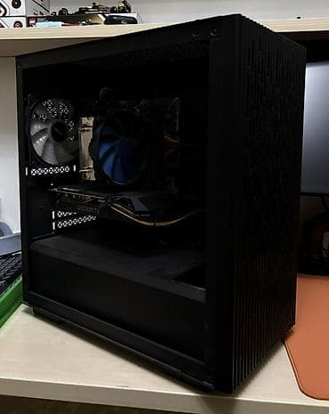 Стол компьютерлери жана комлектөөчүлөр: ПК корпусу, Колдонулган, DeepCool, Mini-ATX, түсү - Кара — 1