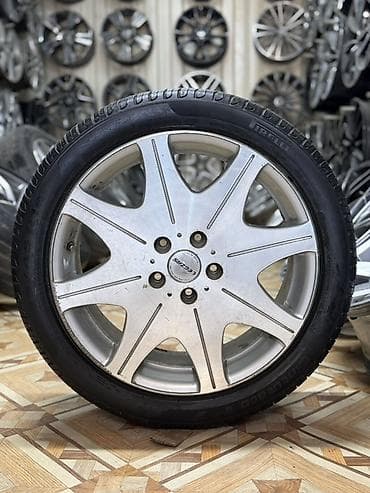 Дөңгөлөктөр монтажда 225 / 45 / R 18, Жай, Колдонулган, Комплект, Жеңил унаалар, Куйма, тешиктери - 5