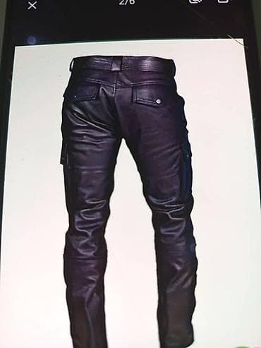 мужские безрукавка: Мужской жилет без рукавов из эко-кожи. - Материал: гладкая — 9