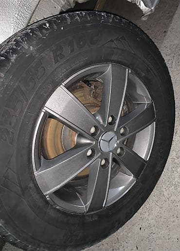 Литые Диски R 16 Mercedes-Benz, Комплект, отверстий - 6, Б/у at lalafo.kg Литые Диски R 16 Mercedes-Benz, Комплект, отверстий - 6, Б/у