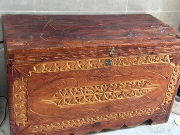 Шкафы: Сундук, Б/у, Другое назначение, Дерево, Самовывоз, цвет - Коричневый — 3