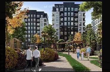 61: 1 комната, 61 м², Орто-Сай с. Элитка, 9 этаж, ПСО (под самоотделку) — 4