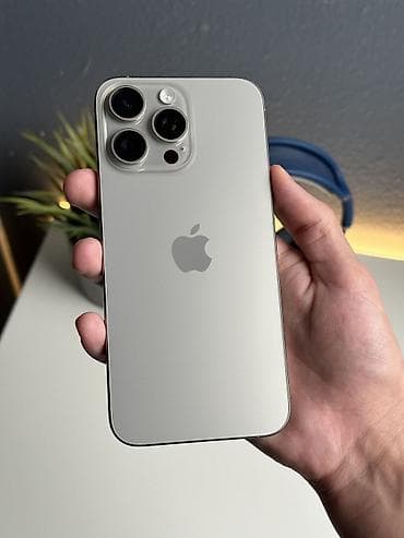 iphone 16 pro max: IPhone 16 Pro Max, Б/у, 256 ГБ, Matte Silver, Защитное стекло, Чехол, 99 % — 1