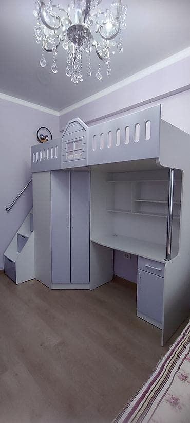 мебель выкуп: Детская односпальная кровать, Новый, Для девочки, С бортиком, МДФ, Самовывоз — 1