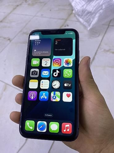IPhone 11, Б/у, 128 ГБ, Черный, 86 % at lalafo.kg IPhone 11, Б/у, 128 ГБ, Черный, 86 %