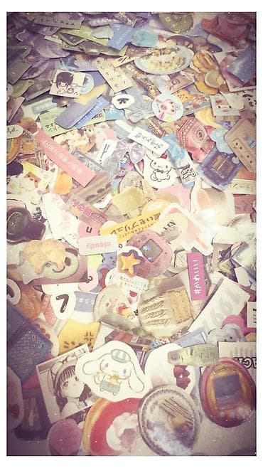 продаю бу вещи: Набор «Рандомные стикеры» •Стоимость и количество: -100шт-всего — 2