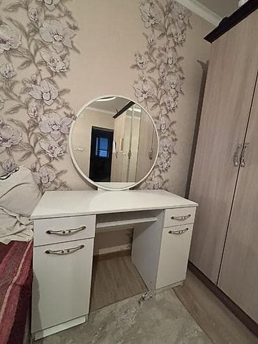 столешницы: Туалетный столик, С зеркалом, цвет - Белый, ЛДСП — 5