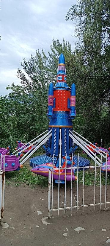 Аттракцион «Космические ракеты» — комплект карусели для детских парков