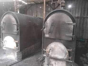 печ на отработке: Суу ысыткан казан Кош контрлуу — 1