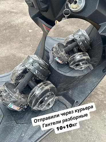 турние: Гантели 10+10 кг (пара) - Тип: разборные гантели с винтовыми гриффами — 5