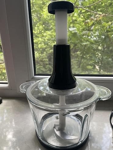 лапшарезка для лагмана: Кухонный измельчитель Техномир с стеклянной чашей - Мощный моторный — 4