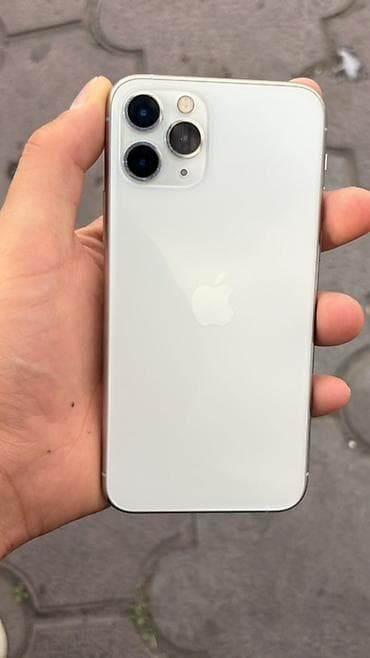 IPhone 11 Pro, Б/у, 64 ГБ, Серебристый, 89 % at lalafo.kg IPhone 11 Pro, Б/у, 64 ГБ, Серебристый, 89 %