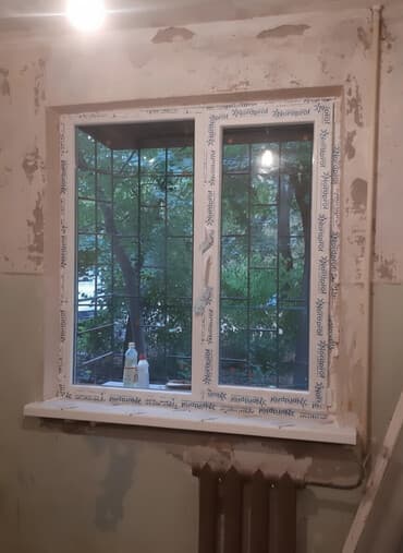 пластик эшик терезелер: Пластиковое окно NORDPLAST с двойным стеклопакетом обеспечивает — 1