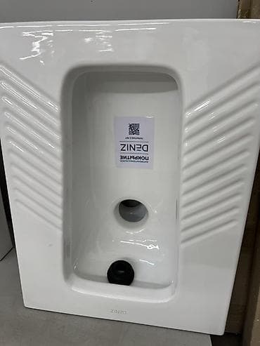 наполнител: Напольный унитаз-турецкий (азиатский) тип, керамический, белый, дениз — 3